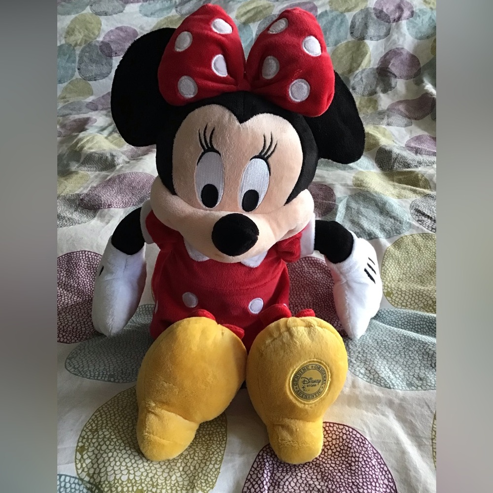 Large Disney Store Minnie Mouse Plush